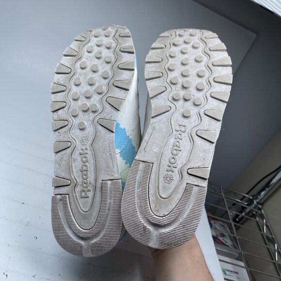 Reebok Collina Strada Classic Sneaker Womens 7,5 US White Leather Call Mom Shoes - Picture 8 of 16